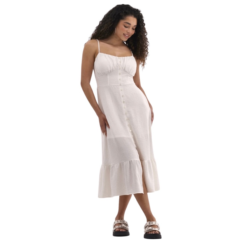 No Boundaries | Cami Peasant Midi Dress | XL